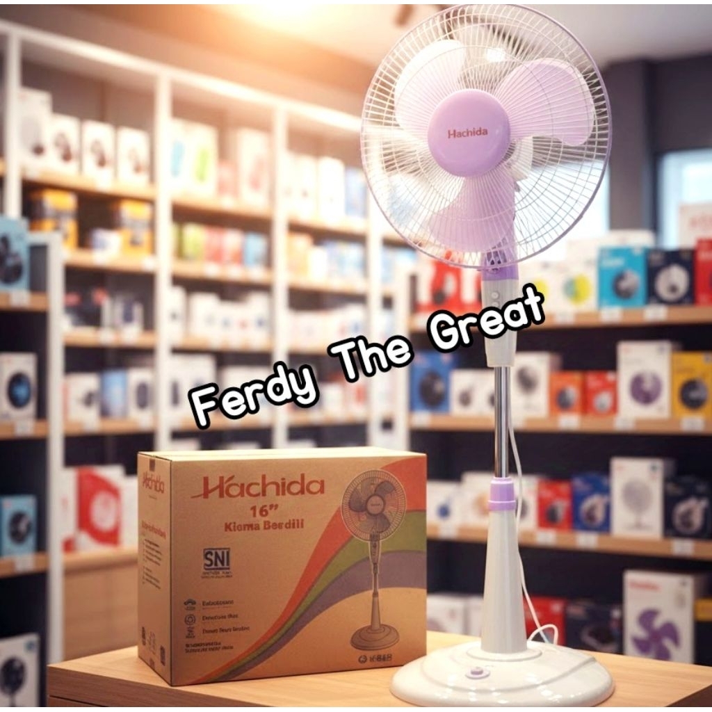 Kipas HACHIDA / kipas angin berdiri 16 in HACHIDA besar / stand fan hachida 16 in / kipas murah / ki