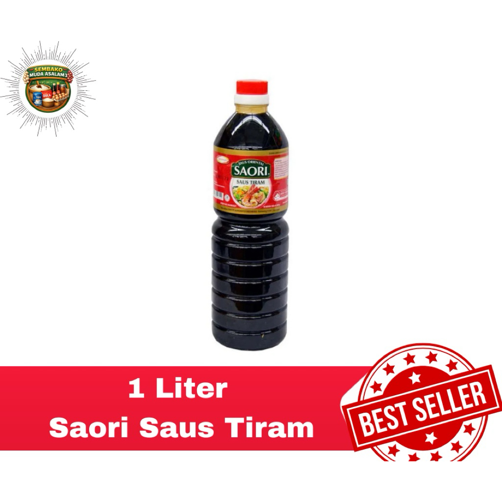 Saori Oriental Saus Tiram 1 Liter / Saus Tiram Ajinomoto / Saus Tiram Gurih