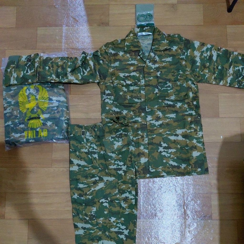 BAJU PDL TNI SAGE TERBARU ORI PEMBAGIAN/JATAH