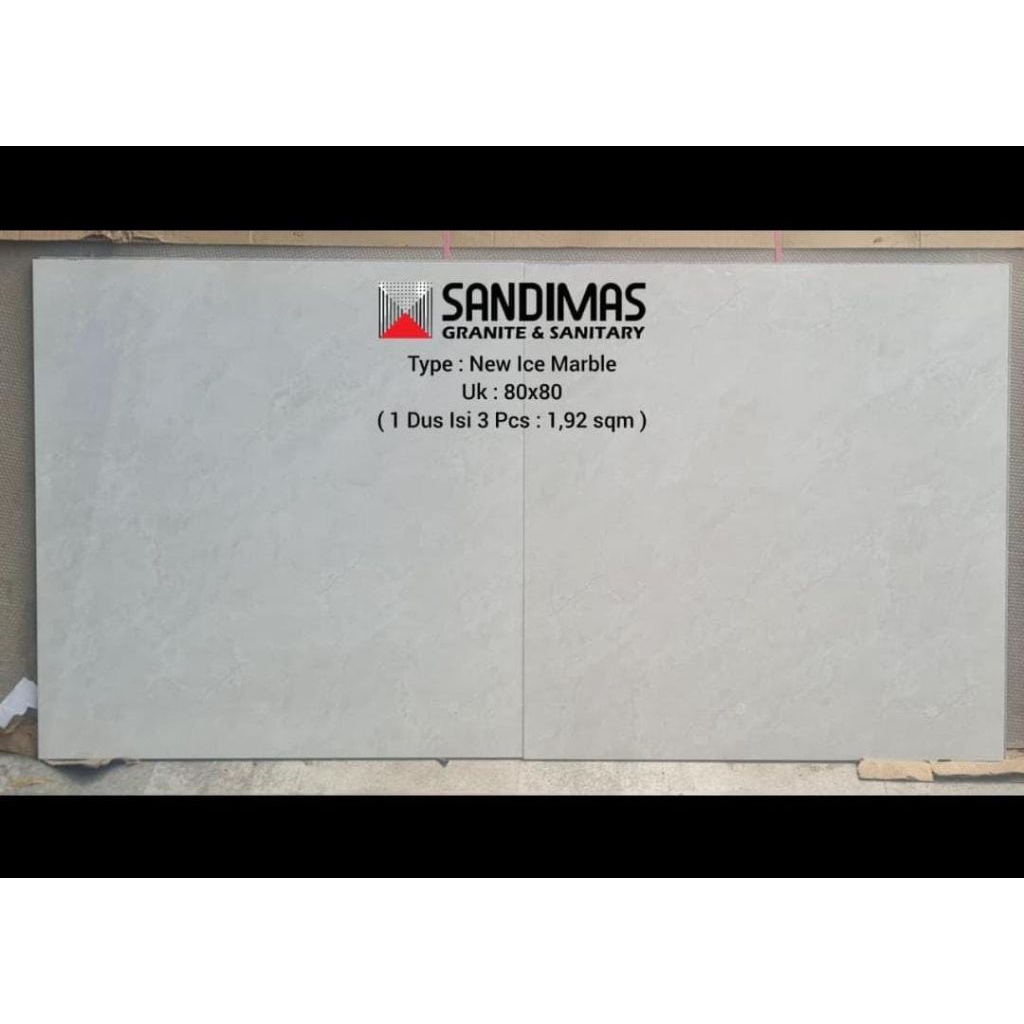 Granit lantai sandimas 80x80 New ice marble Polished