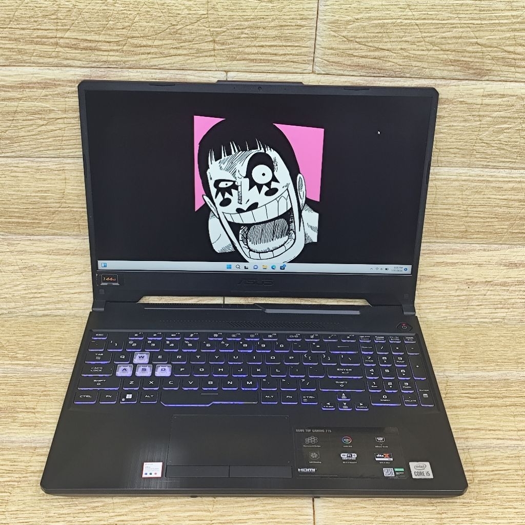Laptop 2nd ASUS TUF GM F15 FX506LHB Core I5-10300H RAM 8GB SSD 512GB GTX 1650