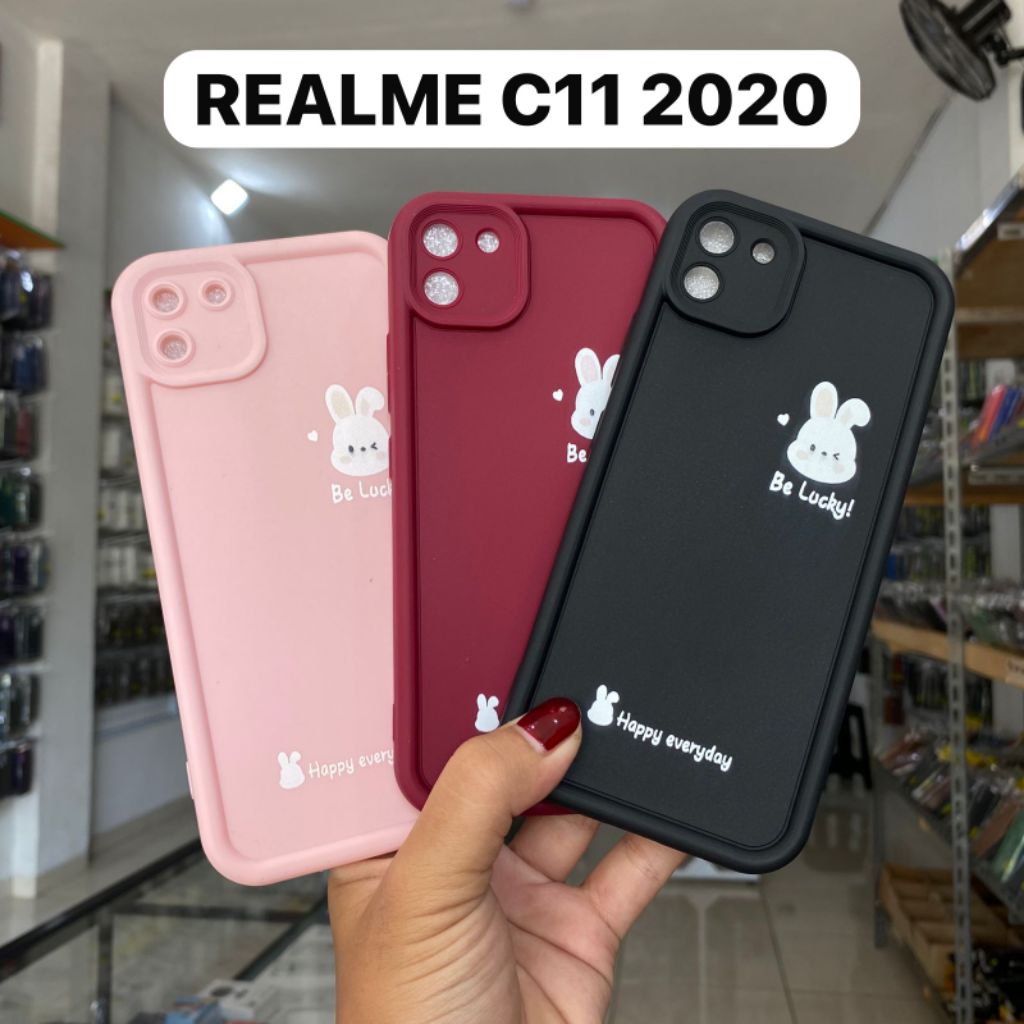 CASING SILIKON MOTIF LUCKY REALME C11 2020