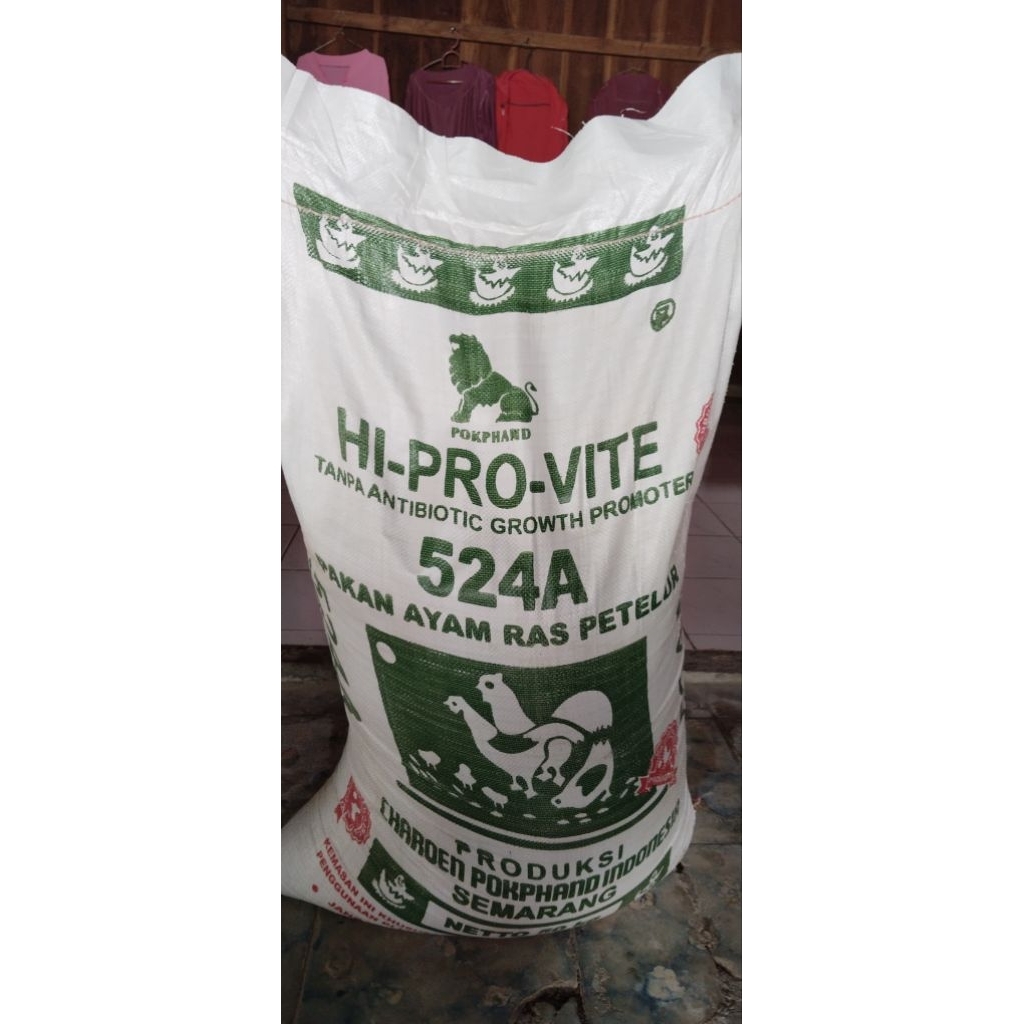 PAKAN JADI AYAM PETELUR 524A HI-PRO-VITE(ASLI)