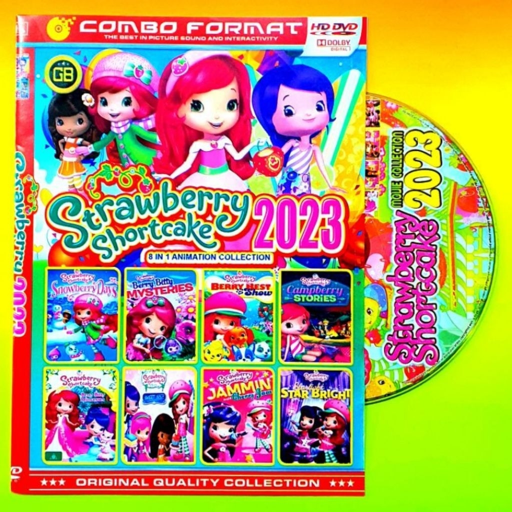 KASET DVD FILMM ANAK ANAK KARTON STRAWBERRY TERBARU