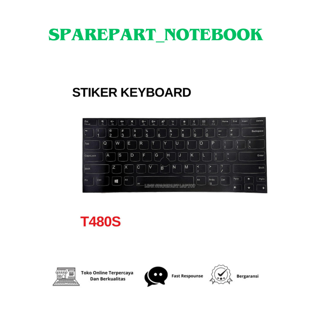 Keyboard Laptop STICKER T480S STICKER KEYBOARD T480S