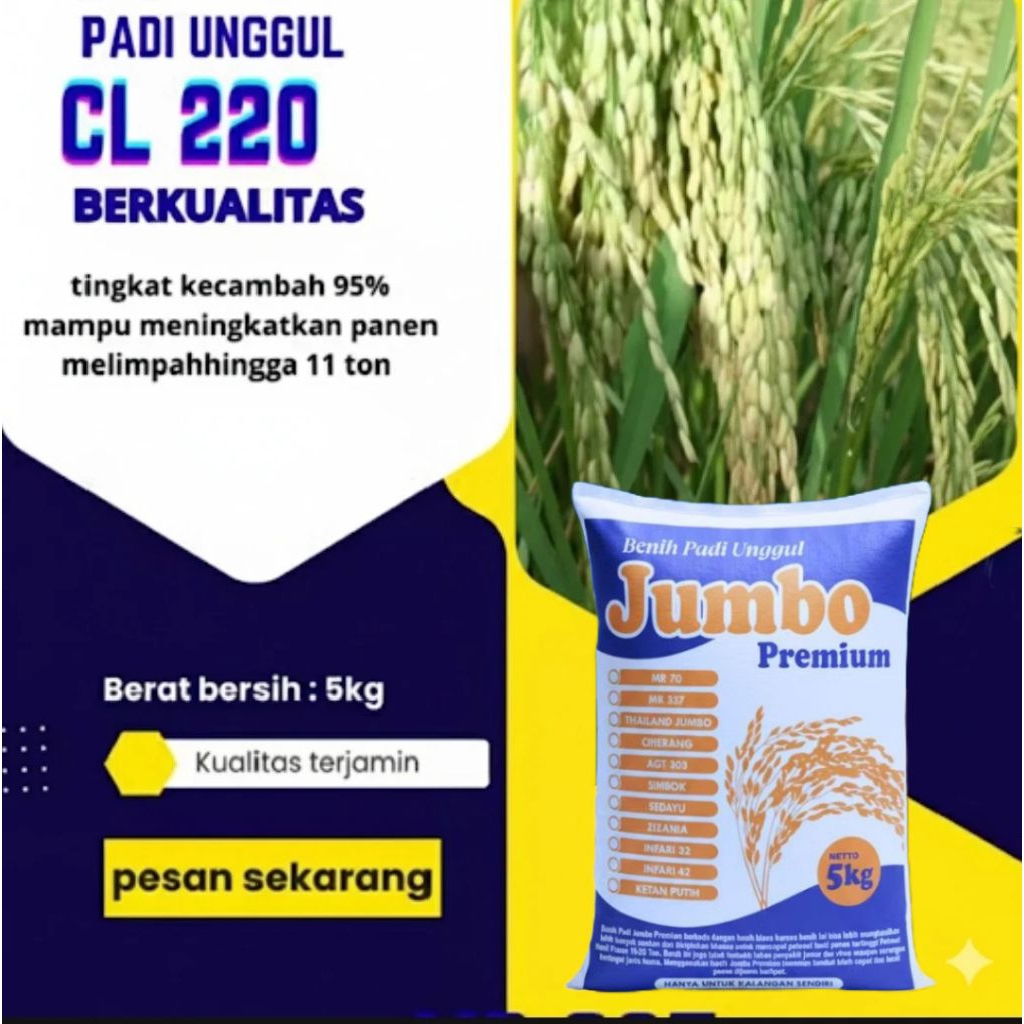 benih padi CL 220 original 5kg
