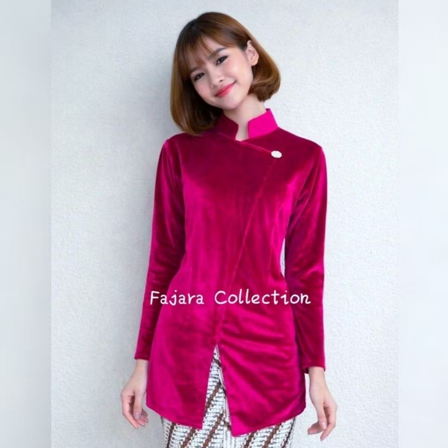 KEBAYA JANGGAN FUCHIA MEWAH HALUS LEMBUT ADEM BANGET LHO