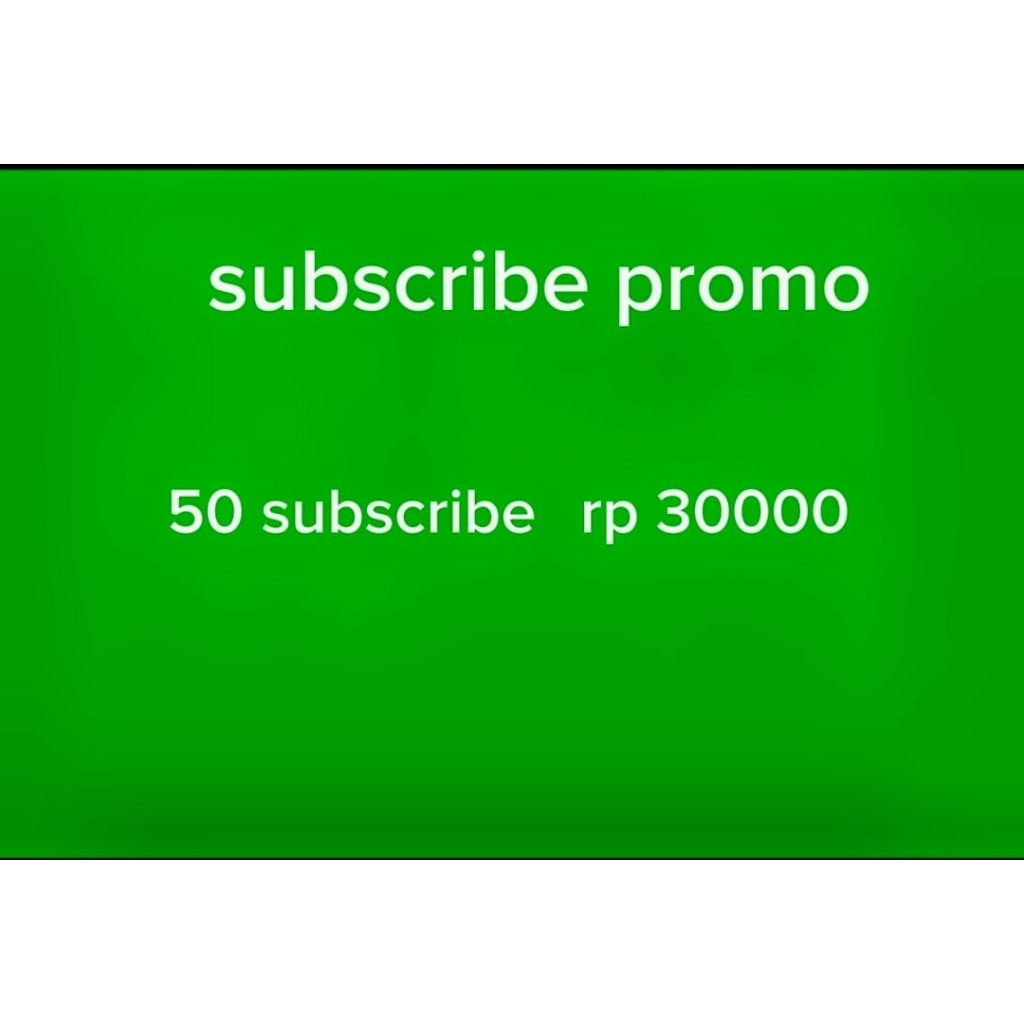 subscribe promo youtube