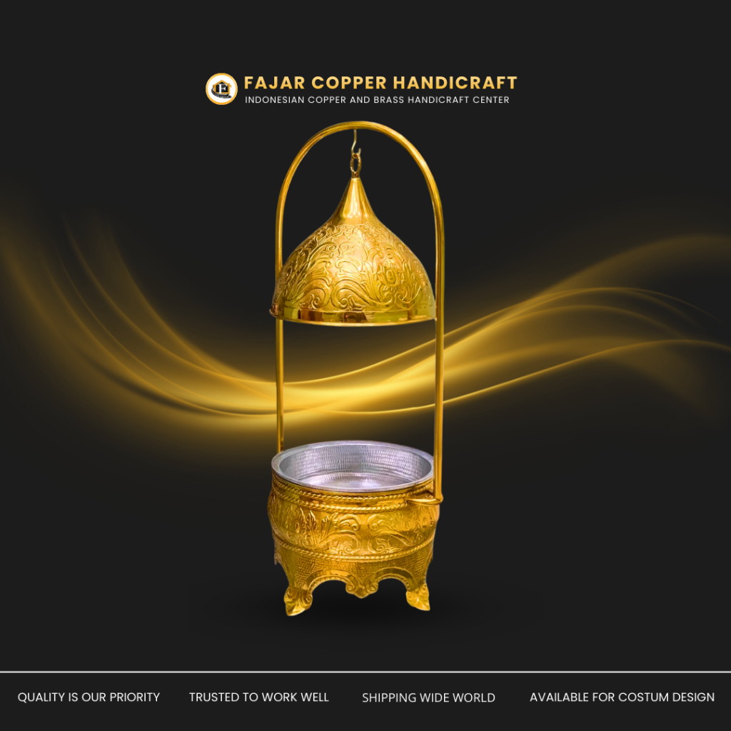 Chafing Dish Kuningan Diameter 40 cm | Prasmanan Hotel & Catering Premium