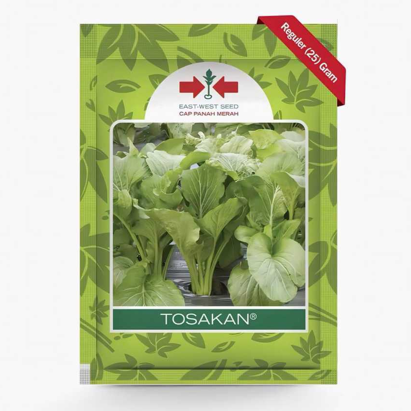 PM - benih sawi hijau TOSAKAN isi 25 gram - benih caisim - bibit sawi - panah merah
