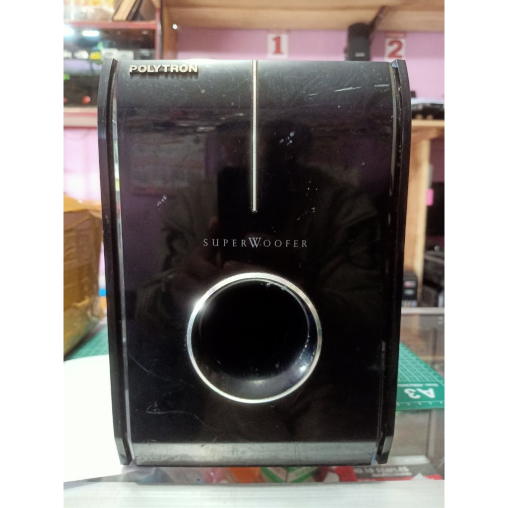 subwoofer aktif polytron home theater SWF 139