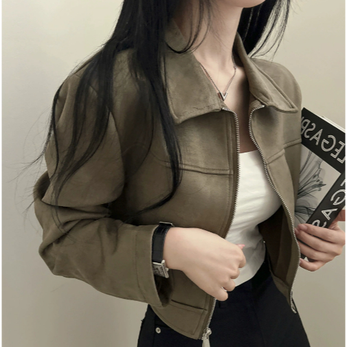 SHEEYN Jaket wanita outer mantel rompi atasan wanita kekinian korean style