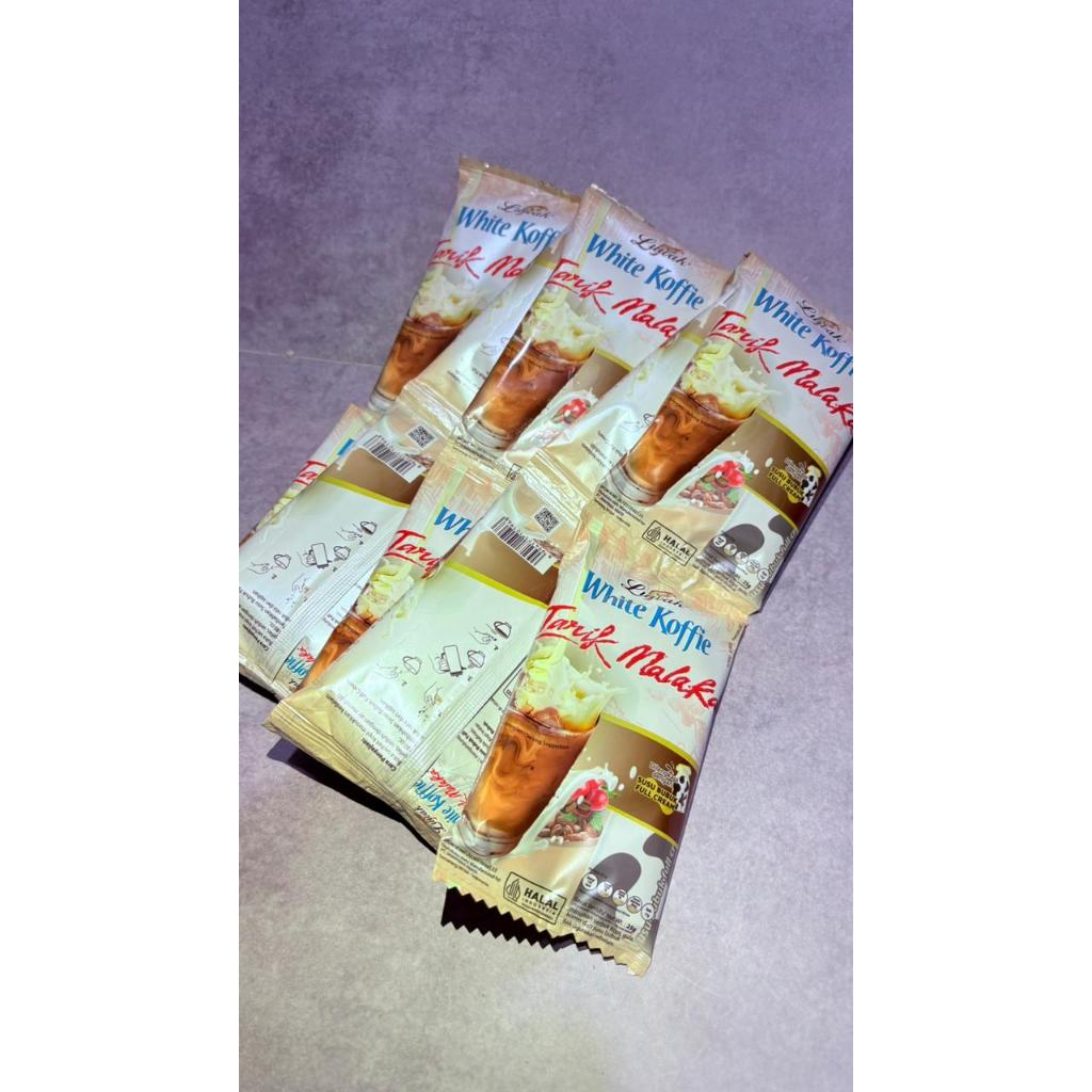 Kopi Luwak White Koffie Tarik Malaka 10x25gr (Renceng) - Rasa Luwak, Gula Aren, Susu