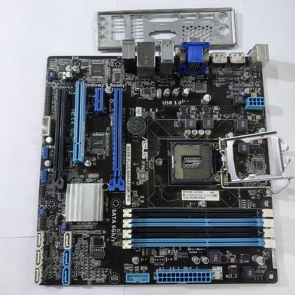 Mainboard intel ASUS B85M-PLUS GAMING DUAL CHANEL Socket 1150 support gen4 dual slot vga pci express