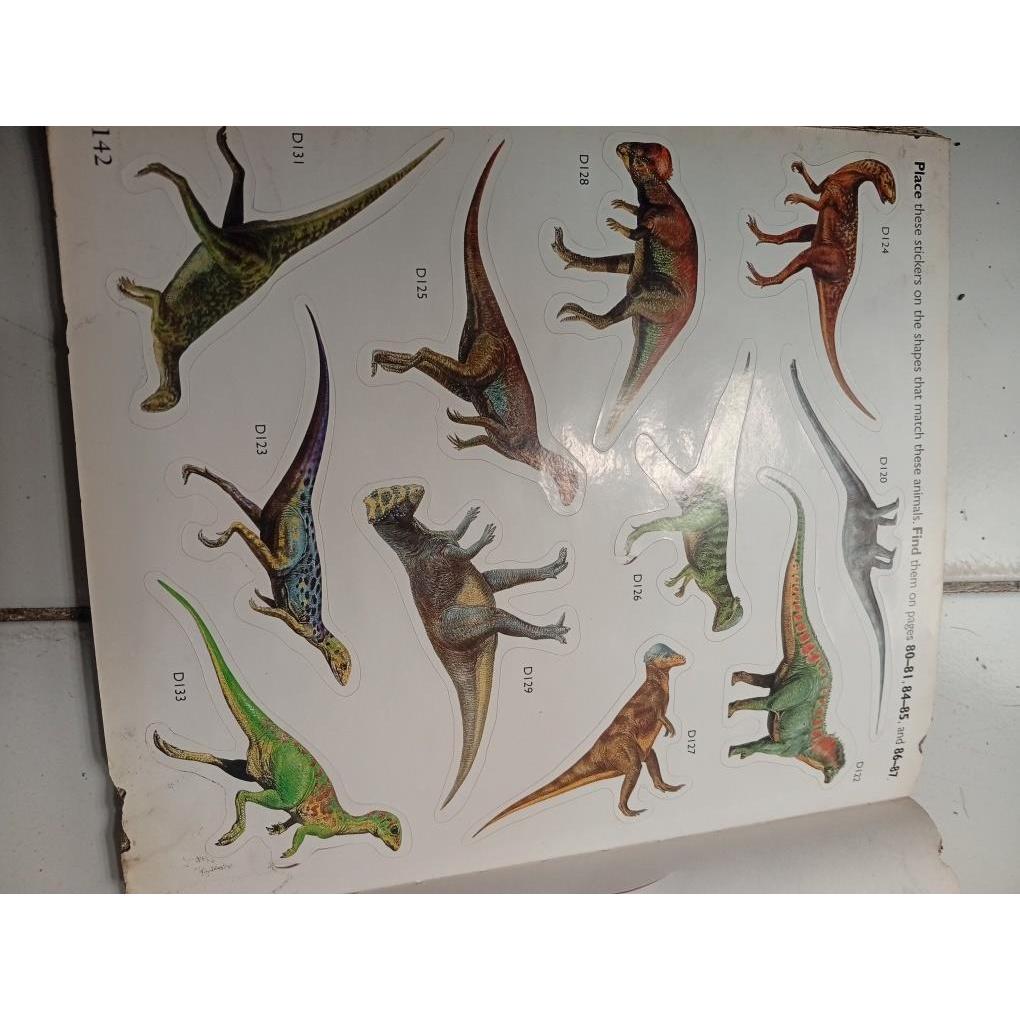Stiker Sticker Dinosaurus Banyak Kecil Besar + Bonus Buku