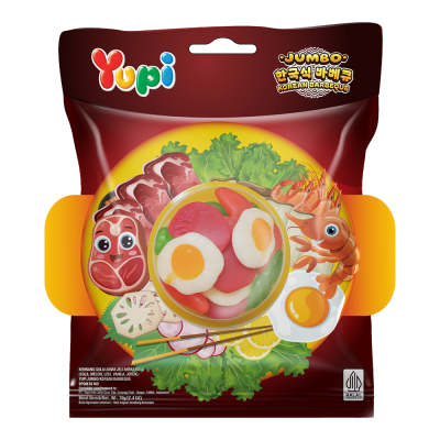 Yupi Jumbo Permen Gummy Korean BBQ Kenyal 70g