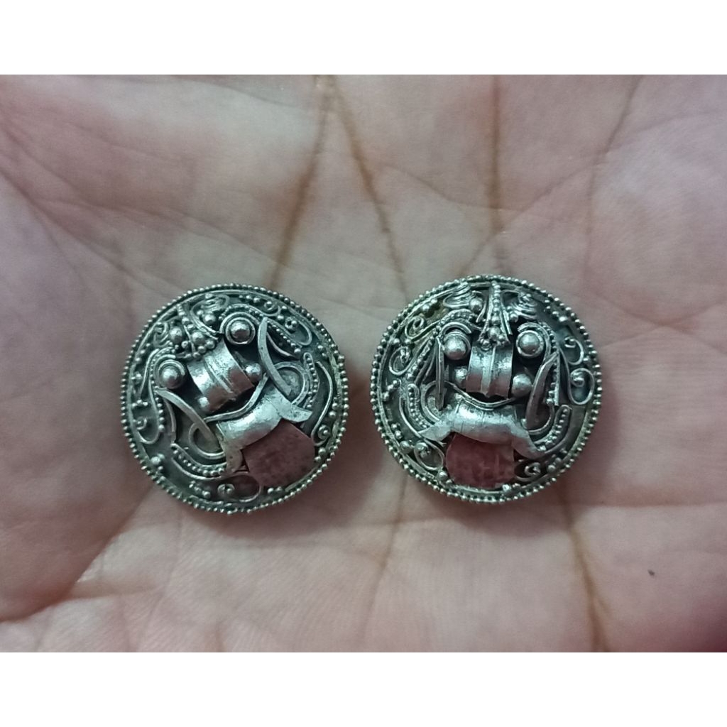 suweng anting anting perak antik barong bali