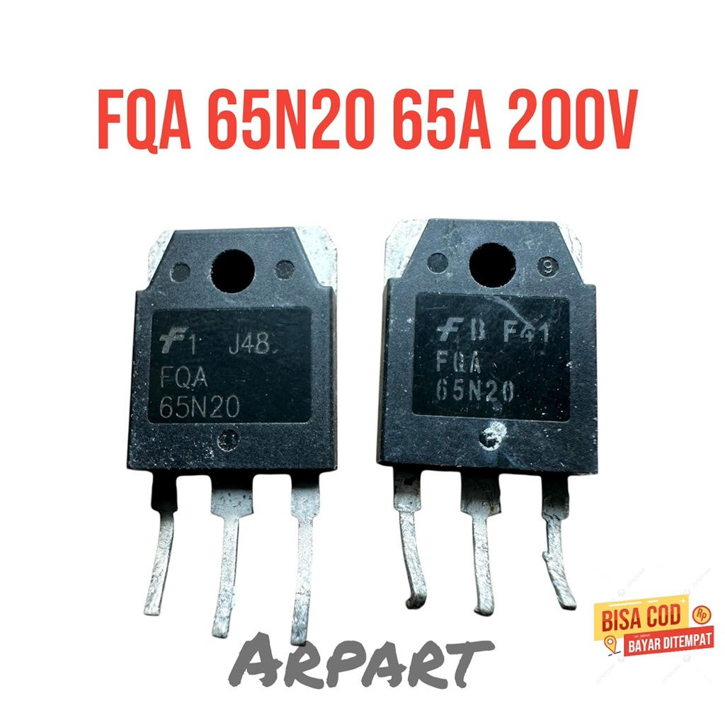 mosfet FQA 65N20 65A 200v cabutan