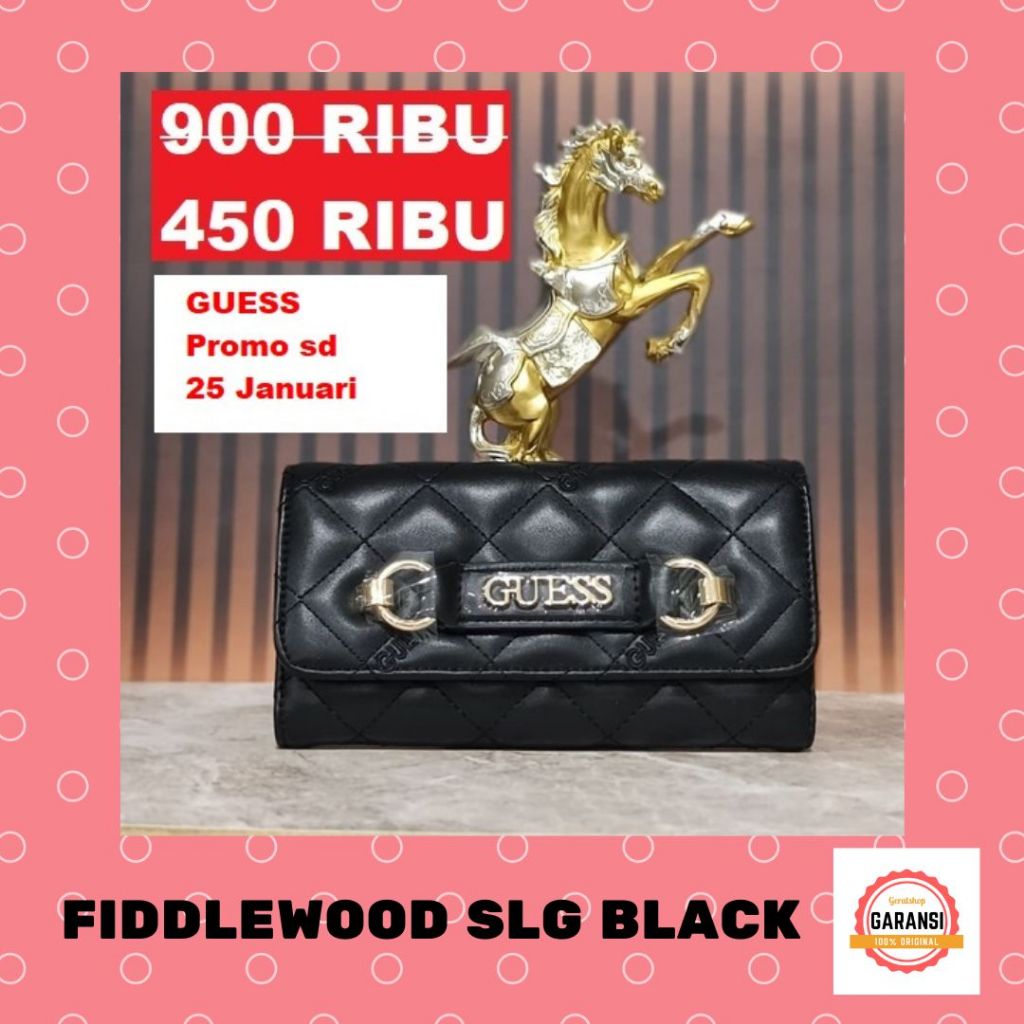 Dompet guess wanita seri FIDDLEWOOD SLG 100% Original Store