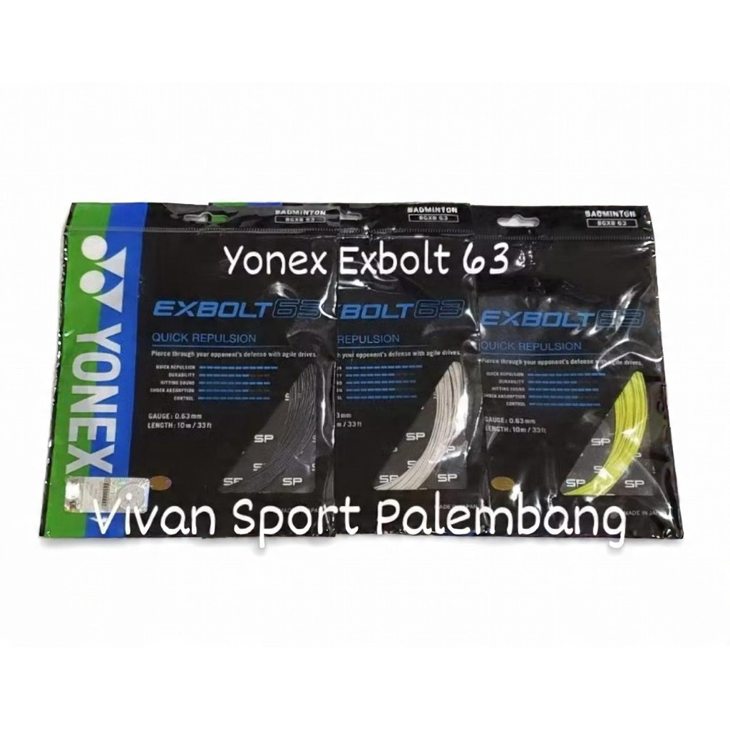 Senar Badminton Yonex Exbolt 63 / Yonex Exbolt 63 SP Original