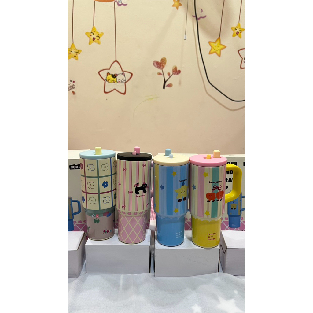 botol minum/tumbler/tempat minum stainless stell tahan panas 710ml