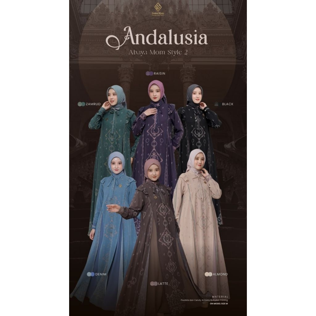 sarimbit andalusia by emka hijab | abaya motif | sarimbit motif