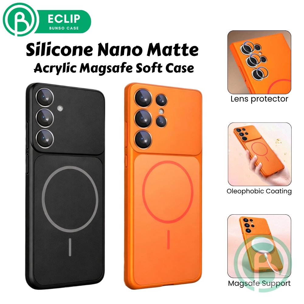 Bunso ECLIP Soft Case for Samsung Galaxy S26 Ultra Edge Plus FE S25 S24 S23 A57 A37 A27 A17 A07 A56 