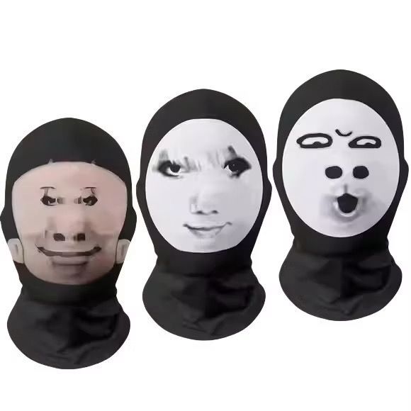 * MKA * Masker Topeng Wajah 3D / Masker Wajah Topeng Halloween Cosplay / Masker PRANK / Topeng Wajah