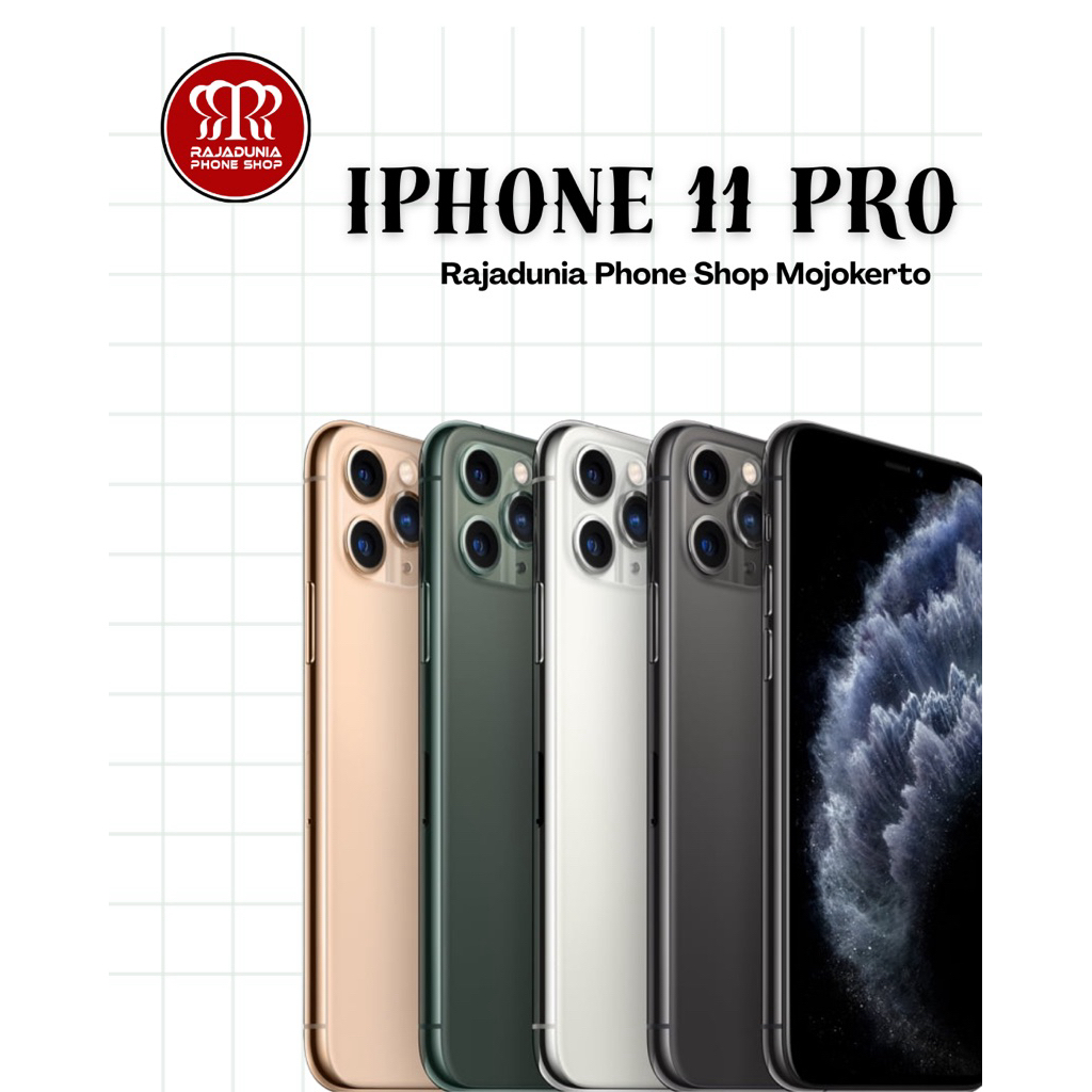 IPHONE 11 PRO 64GB 128GB ORIGINAL SECOND LIKE NEW