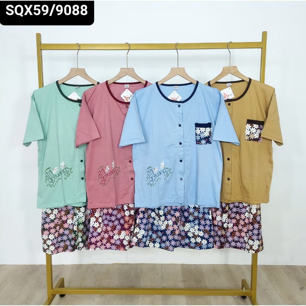 Babydoll Dewasa 3/4 Jumbo Merk Amro Label Putih Termurah