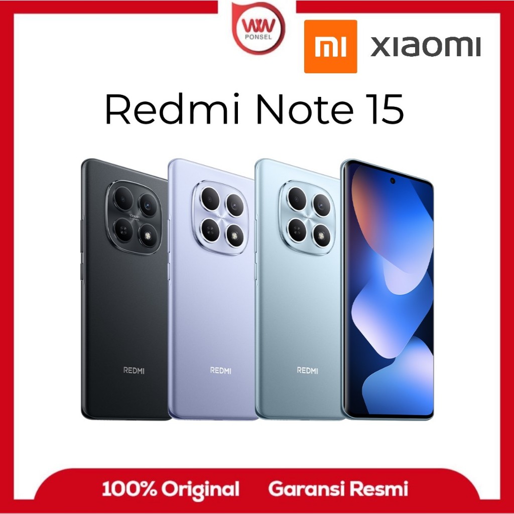 Hp Redmi Note 15 Ram 8GB Internal 128GB Garansi Resmi