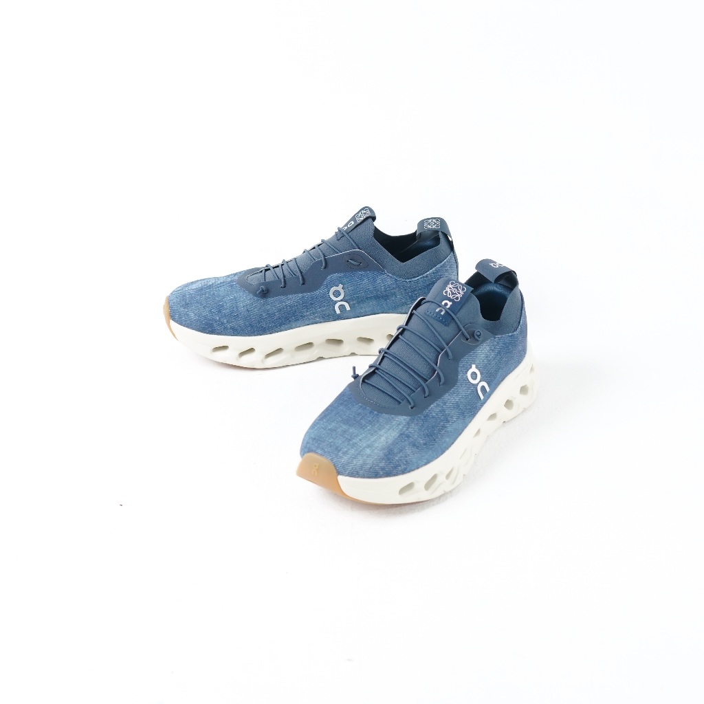 Sepatu OC TILT X LOEWE WHITE DENIM NAVY SNEAKER 100% ORIGINAL