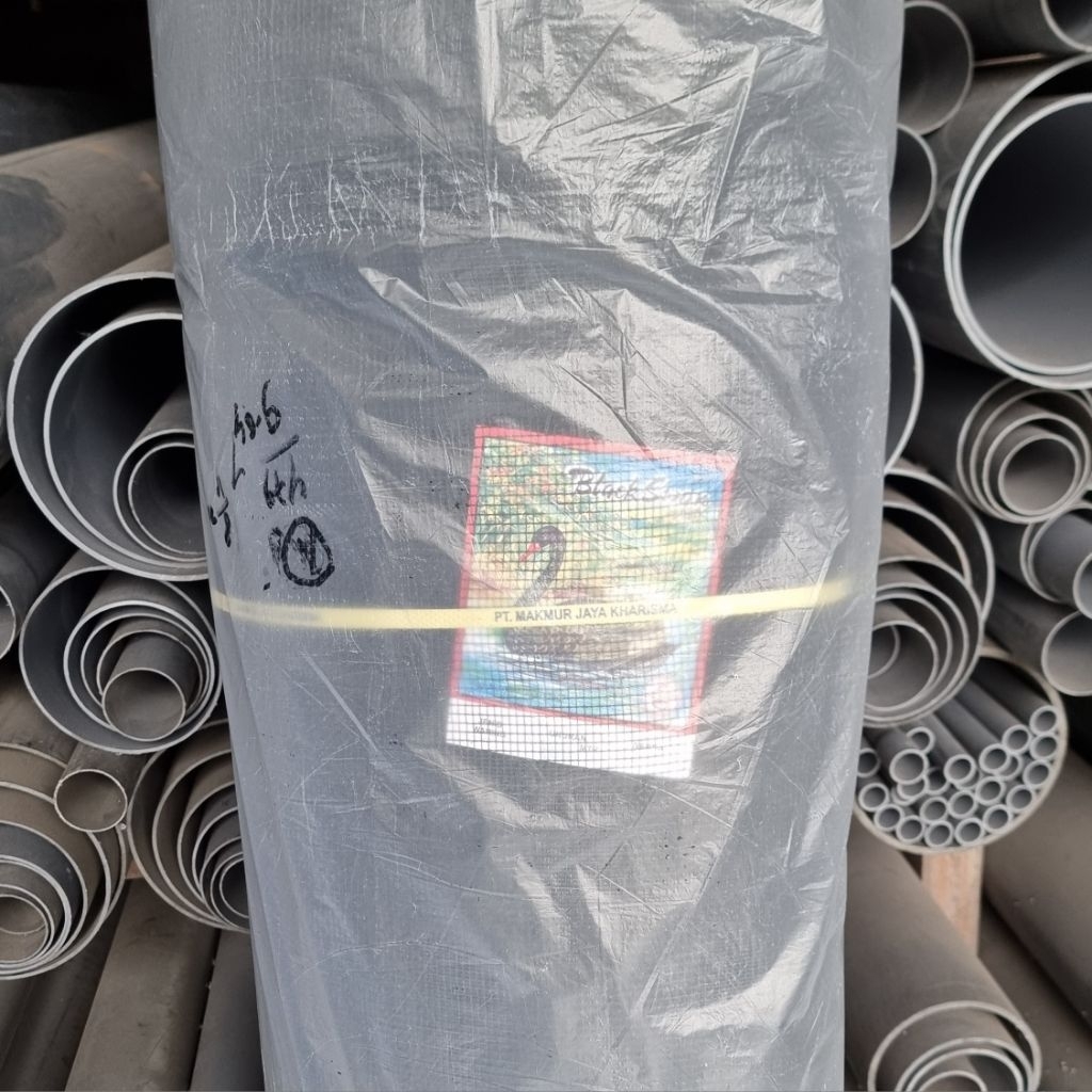 Waring Hitam Jaring Hitam Cap BLACK SWAN - Lebar 1,2m Panjang 100m ASLI Tali Senar Murni ( Perkebuna