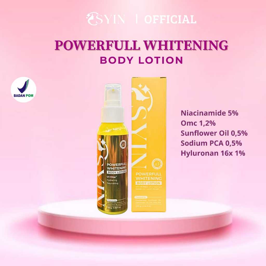 POWERFULL Whitening Body Lotion 100ml Osyin Glow