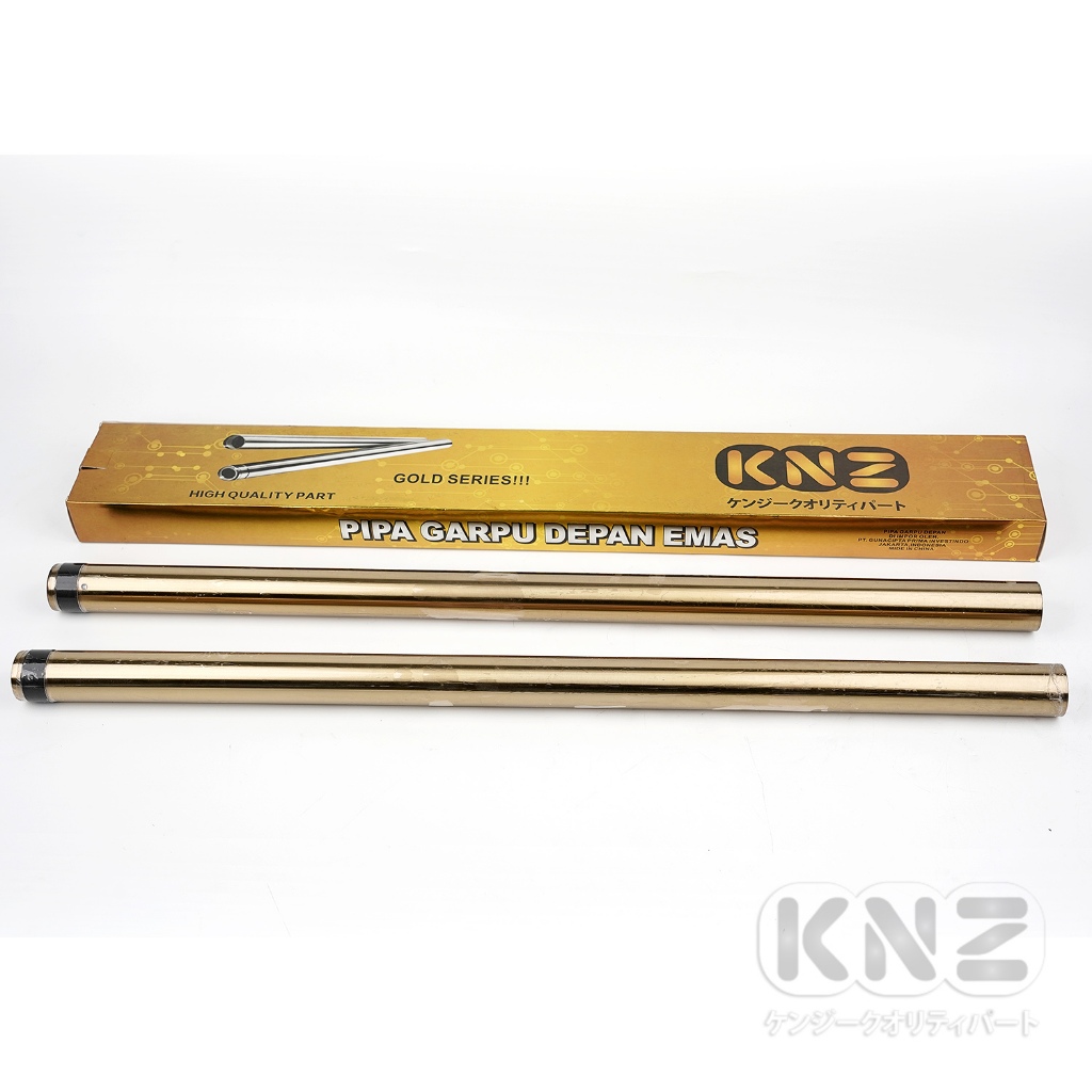 AS SHOCK DEPAN FRONT PIPE KLX KNZ GOLD KNZ