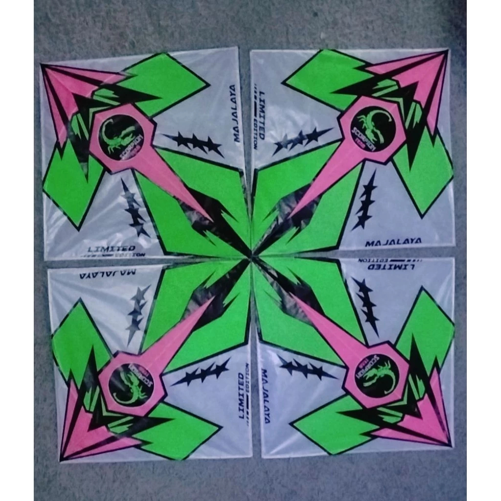 KERTAS MINYAK UNTUK LAYANGAN SUKOI SABLON 3 WARNA STABILO