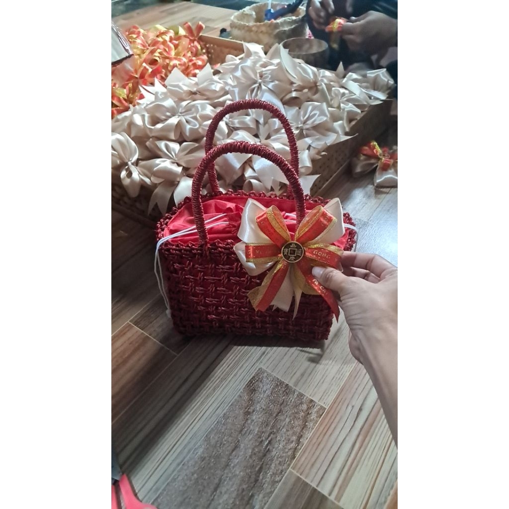 Tas Hampers untuk kue kering Toples Tabung