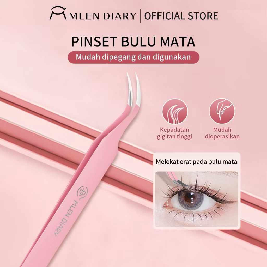 MLEN DIARY - Tweezer / Pinset Bulu Mata