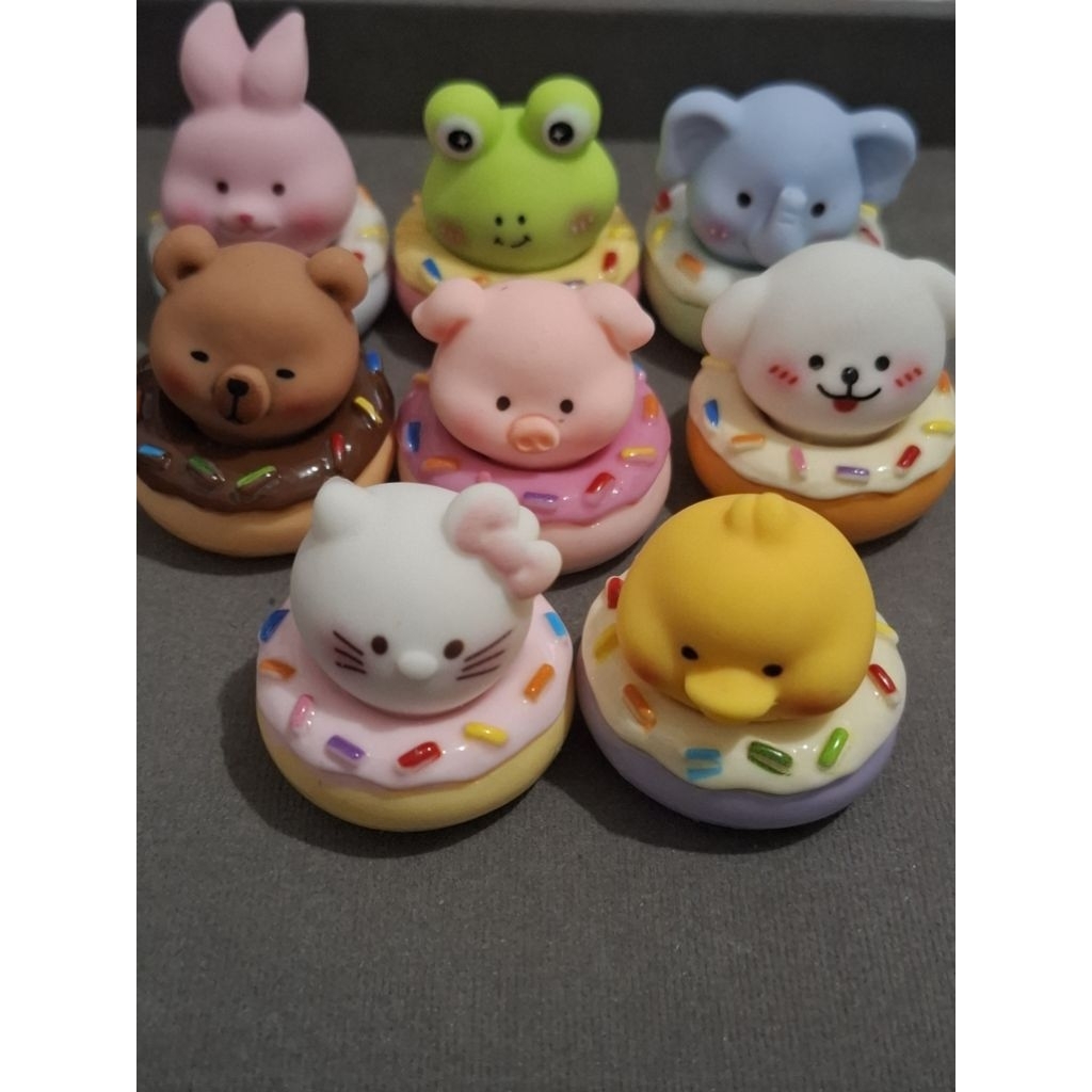 Clay Resin Donut Animal