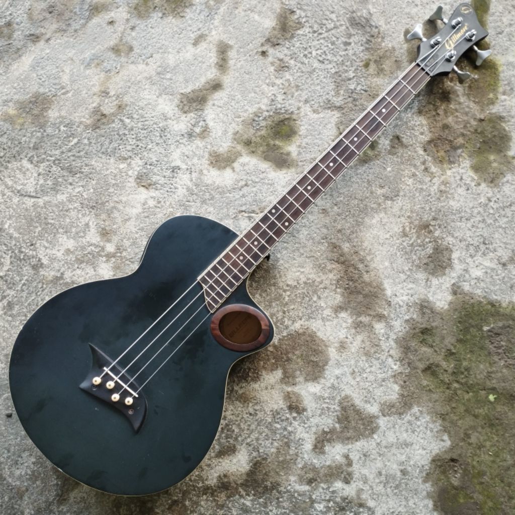 GITAR BASS AKUSTIK ELEKTRIK GILLMORE BGA 02 EQ / BGA-02 EQ SECOND MURAH