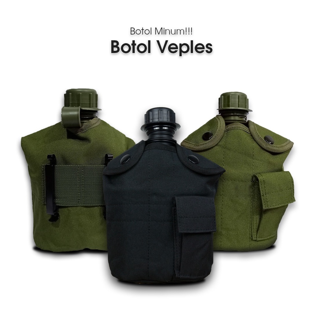 botol minum peples veples army