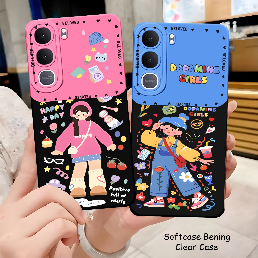 R233 Case Vivo Y21D Terbaru - Softcase Vivo V60 Lite V60 5G Y400 Y04 Y04S Y19S Y29 4G Casing Alltype