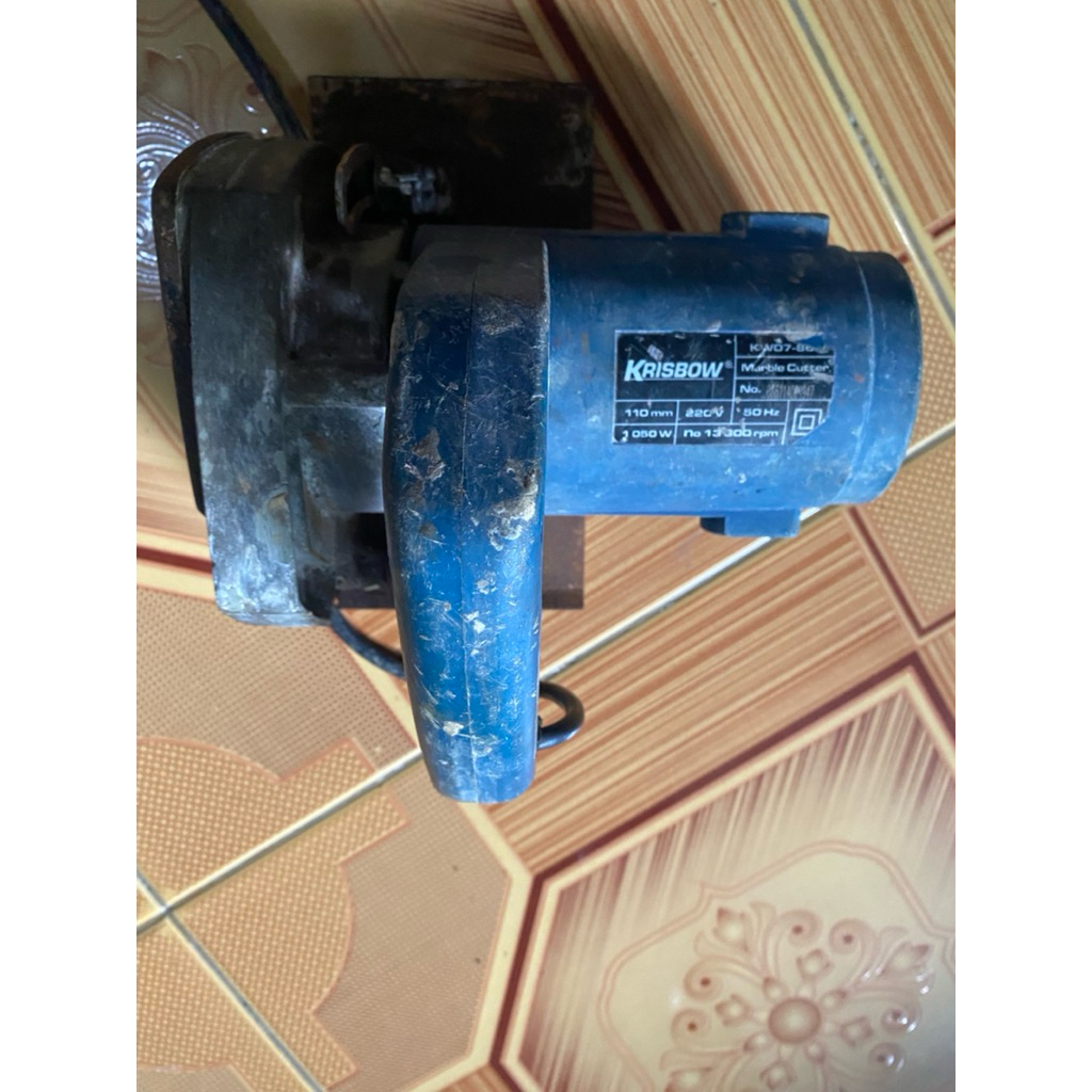 marble cutter / potong keramik krisbow bekas