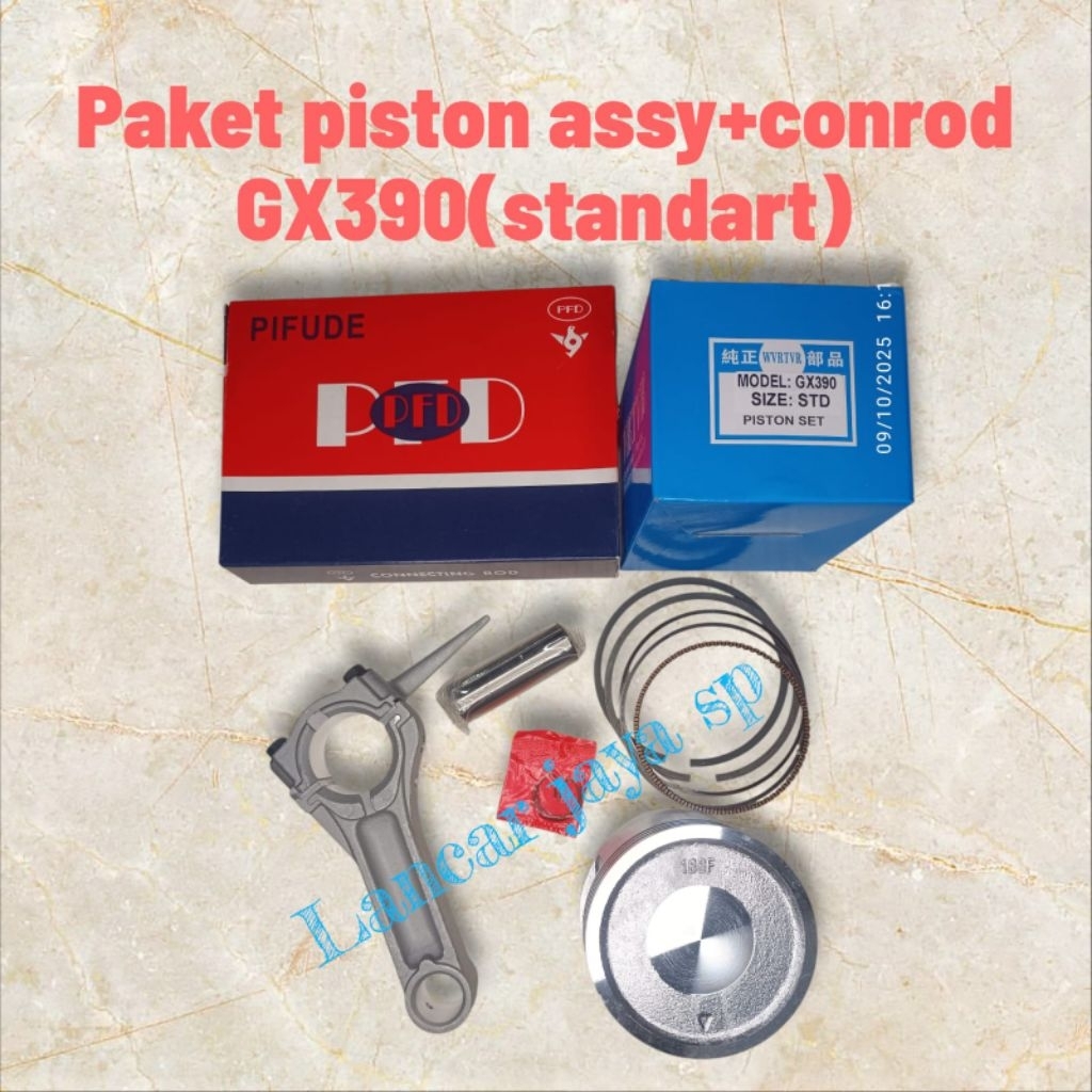 gx390 paket lengkap piston assy+Conrod mesin bensin gx390