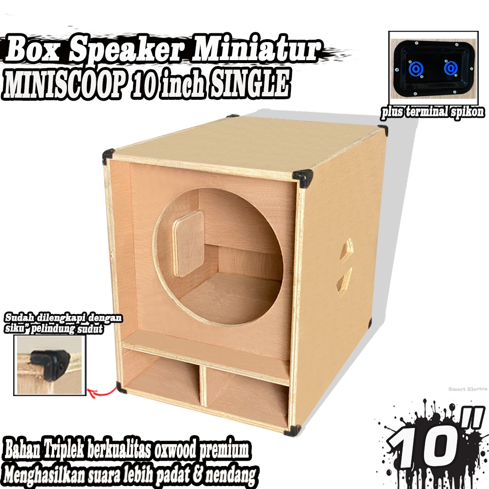 Box Speaker Miniatur MINISCOOP 10 Inch