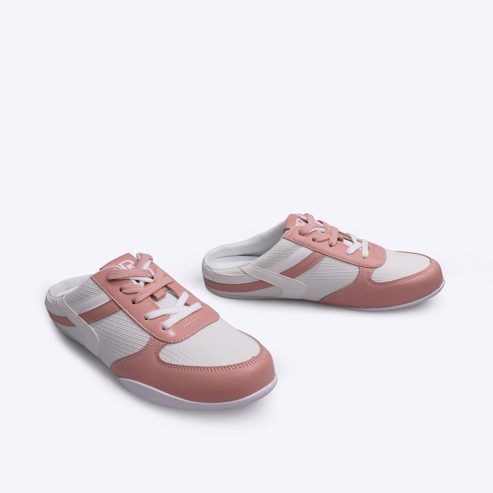 Everbest TRACCE Osanta Mules Shoes Wanita Beige Black & Nude