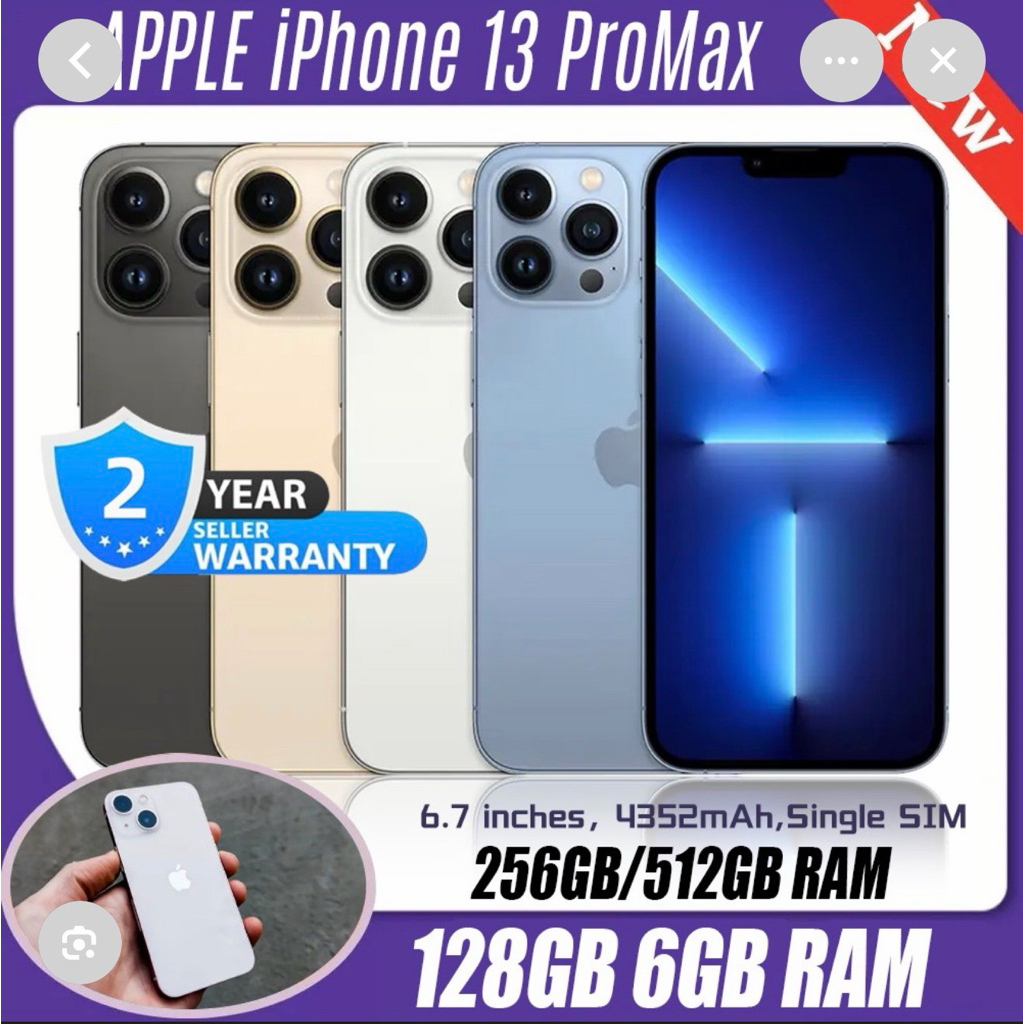 iPhone 13 Pro Second Fullset - Mulus, Original, Fullset