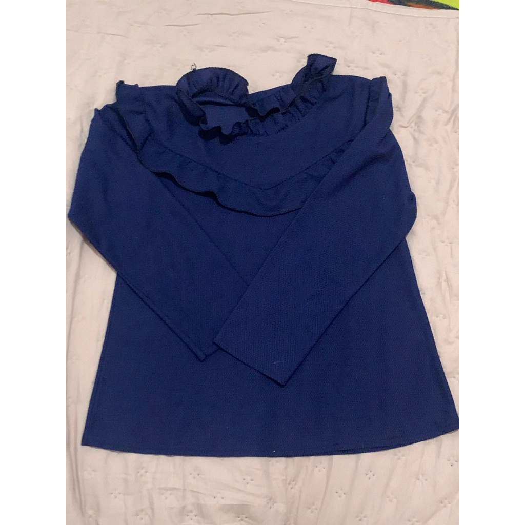Preloved blouse navy