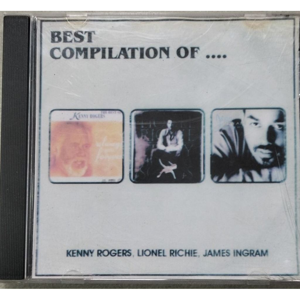 CD Audio Digital BEST COMPILATION Of Kenny Rogers, Lionel Richie, James Ingram