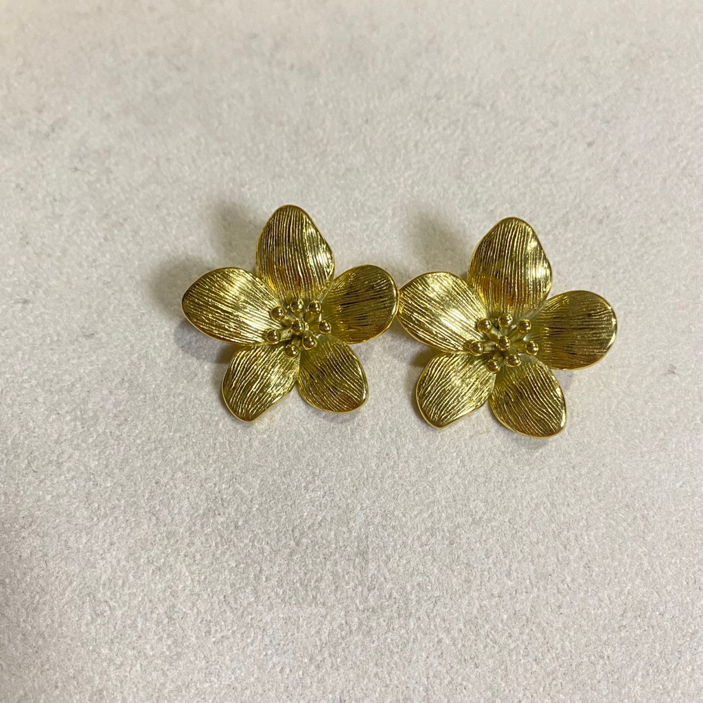 ANTING FASHION BAHAN STAINLESS STEEL PREMIUM ANTING PESTA MEWAH